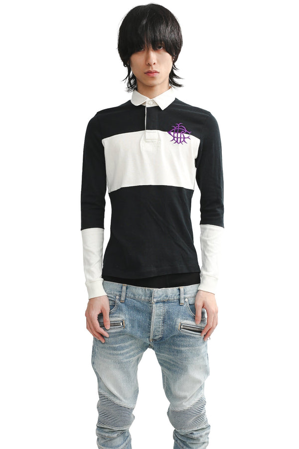 COLOR BLOCK POLO SHIRT