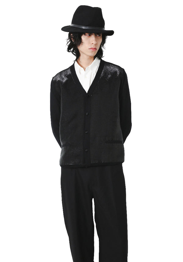 JIL SANDER by RAF SIMONS - SWITCHING KNIT CARDIGAN